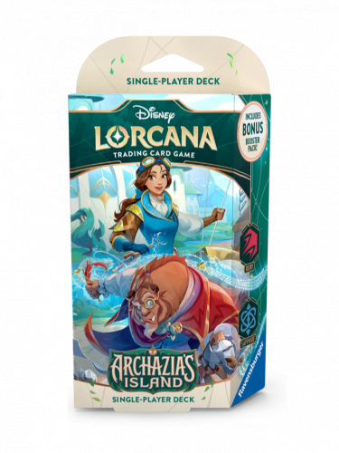 Karetní hra Lorcana: Archazia's Island - Ruby / Sapphire Starter Deck (Belle & Beast)